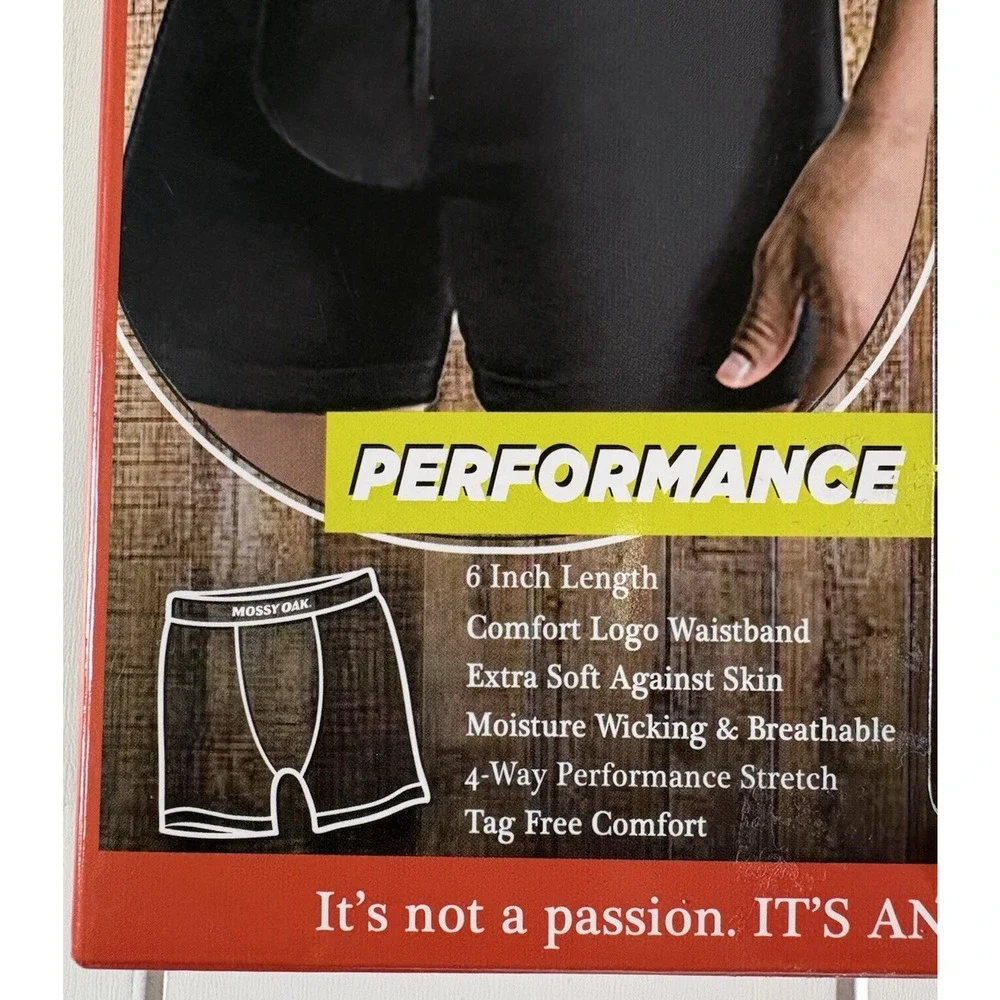Mossy Oak 4 Pack Boxer Briefs Underwear Mens S 28-30